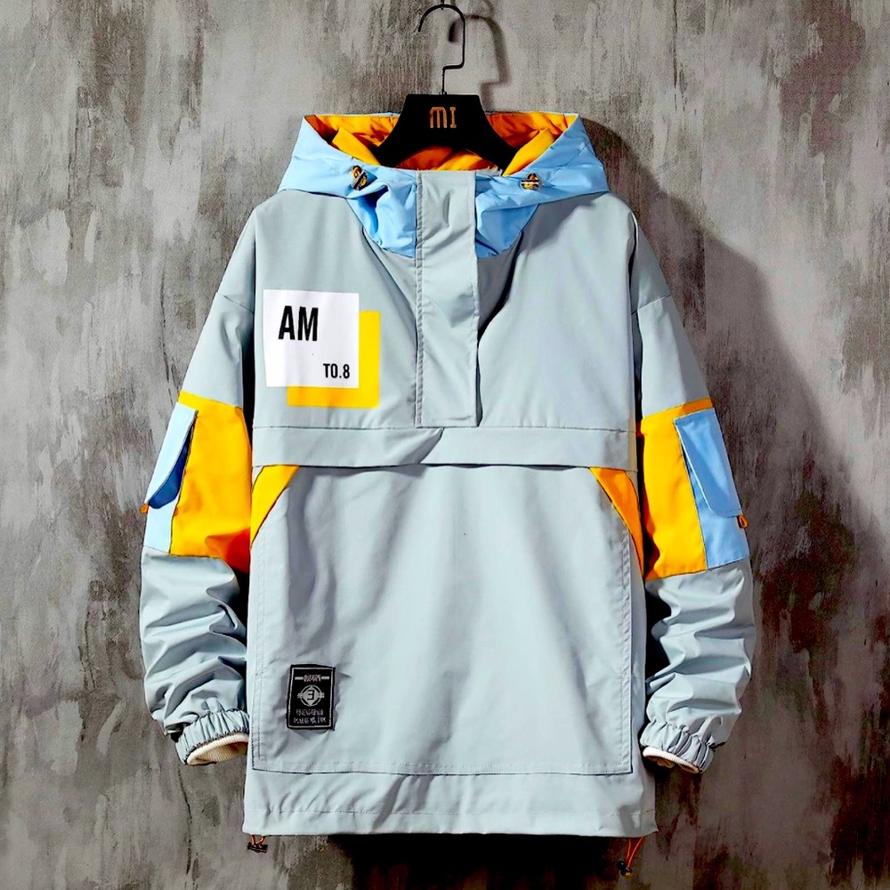 🆕Fashion Pullover| Unisex | Large 💛💙🤍|